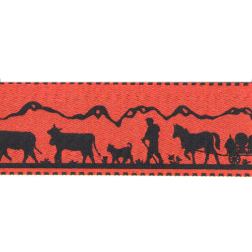 Zierbänder Motive Zierband mit Motiv Alpaufzug 28821 Bicolor