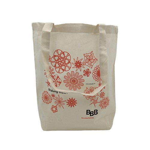Tragtaschen mit Druck Natur Cotton Bag