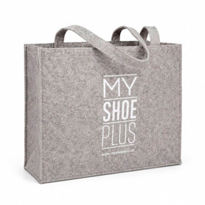 Tragtaschen mit Druck Natur Filz Bag