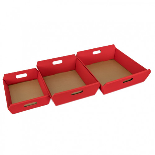 Emballages pour bouteilles Panier cadeau en carton