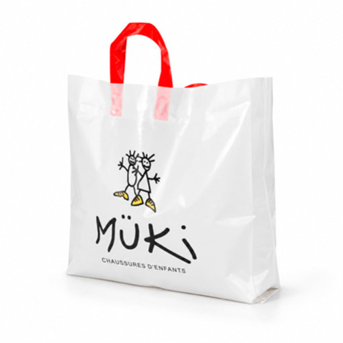 Tragtaschen mit Druck Kunststoff Classic Jet