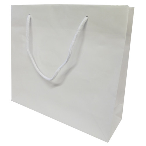 Blanc plastifié brillant Cabas sans impression papier premium Lausanne Cabas sans impression papier premium Lausanne