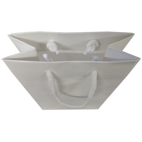 Blanc plastifié brillant Cabas sans impression papier premium Lausanne Cabas sans impression papier premium Lausanne