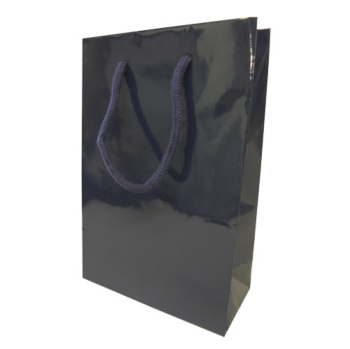 Bleu plastifié brillant Cabas sans impression papier premium Montreux Cabas sans impression papier premium Montreux