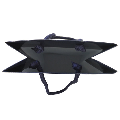 Bleu plastifié brillant Cabas sans impression papier premium Montreux Cabas sans impression papier premium Montreux