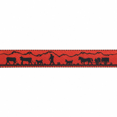 Zierbänder Motive Zierband mit Motiv Alpaufzug 28821 Bicolor